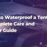 how to waterproof a tent