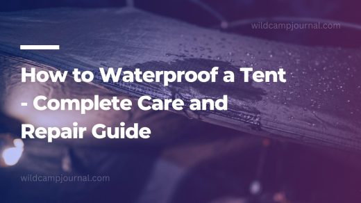 how to waterproof a tent