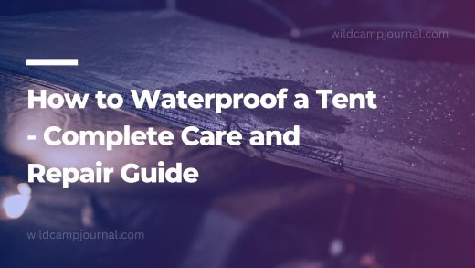 how to waterproof a tent