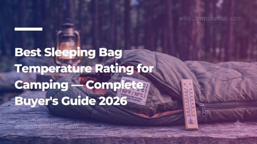 best sleeping bag temperature rating for camping