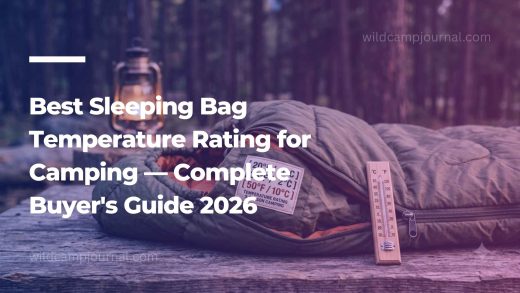 best sleeping bag temperature rating for camping