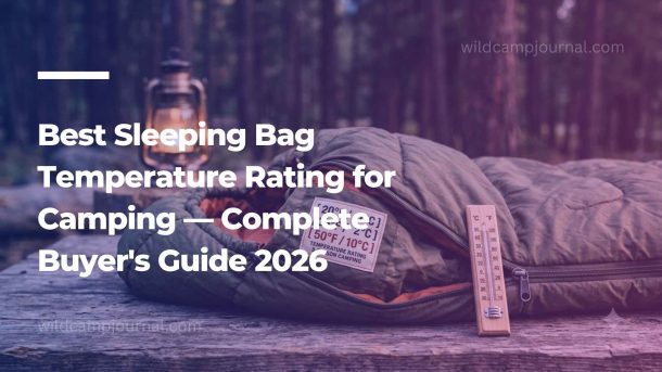 best sleeping bag temperature rating for camping